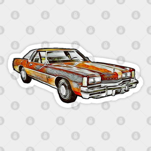 Oldsmobile Toronado Barn Find Sticker by CarTeeExclusives